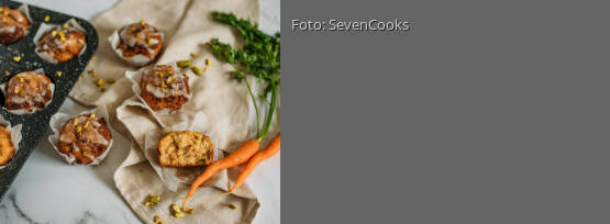 Rezeptbild für "Vegane Karottenmuffins"
