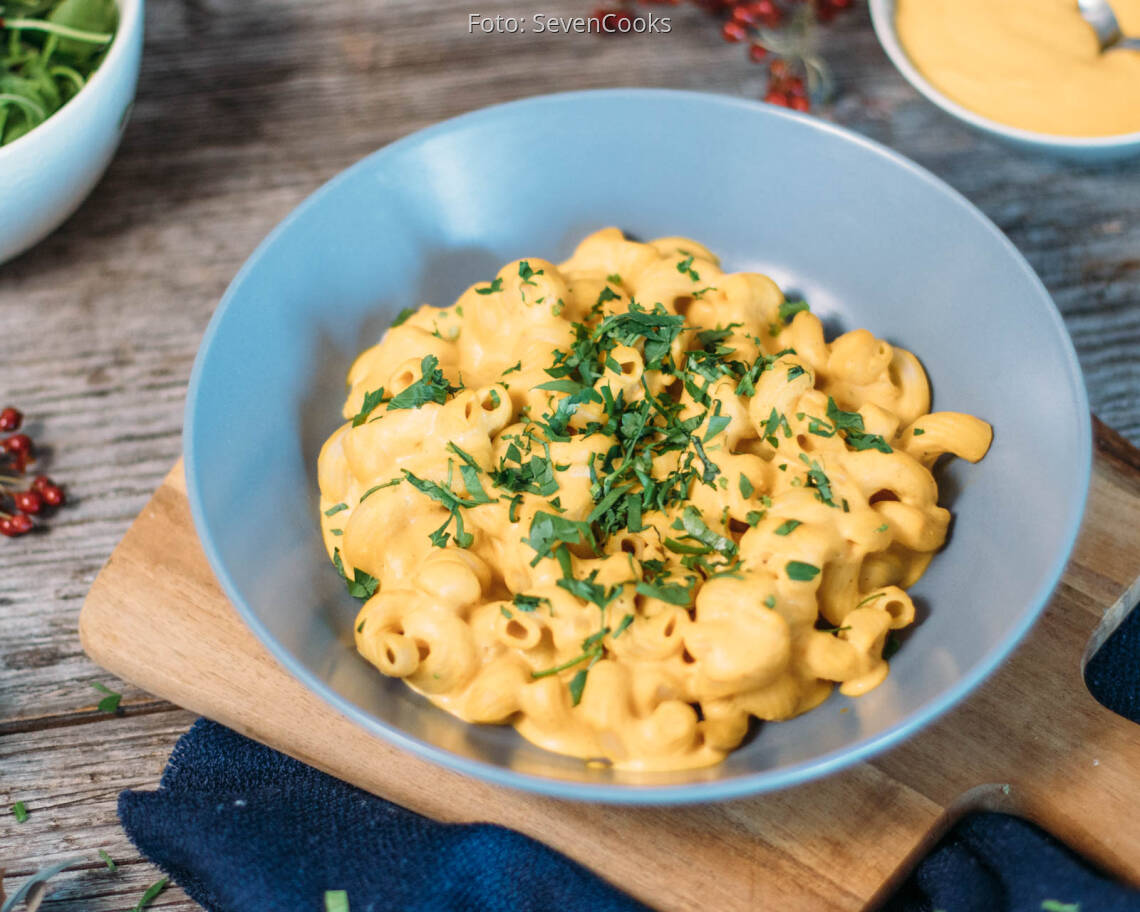 Veganes Rezept: Vegane Kürbis Mac'n'Cheese 2