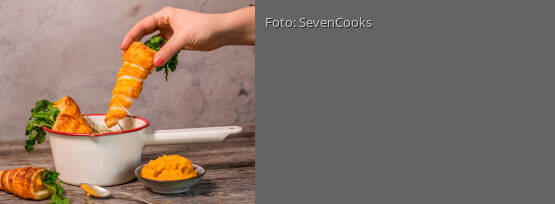 Rezeptbild für "Vegane Oster-Snack-Karotten"