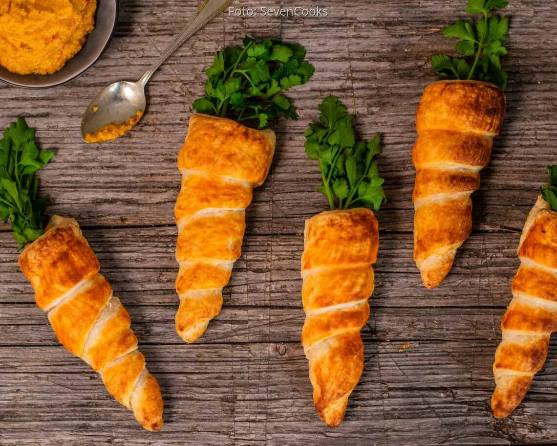Veganes Rezept: Vegane Oster-Snack-Karotten 2