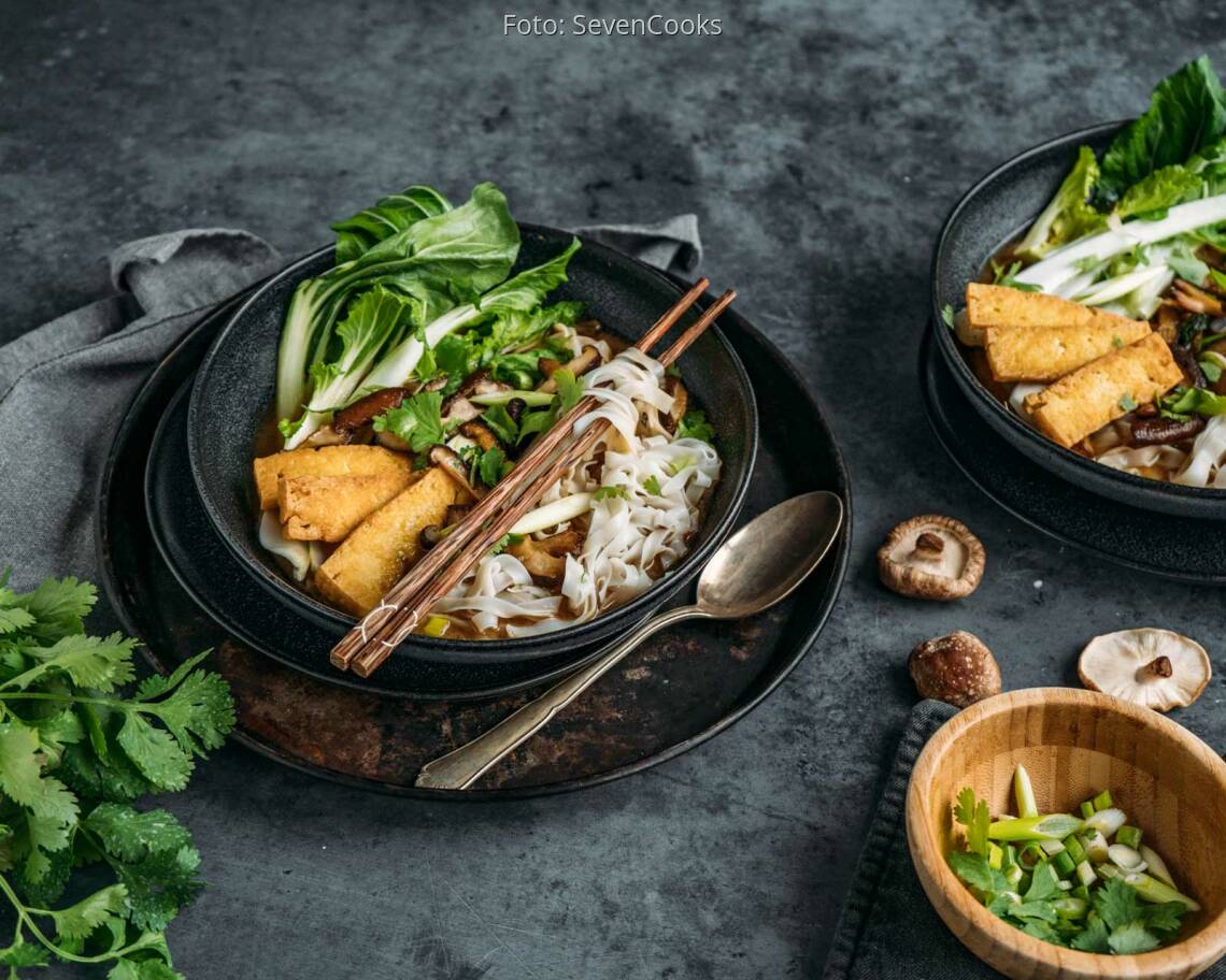 Veganes Rezept: Vegane Pho Suppe 2