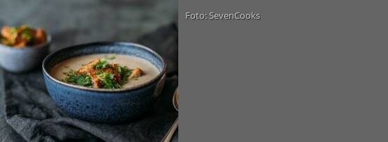 Rezeptbild für "Vegane Pilzcremesuppe"