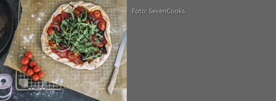 Rezeptbild für "Vegane Pizza aus Bierteig"