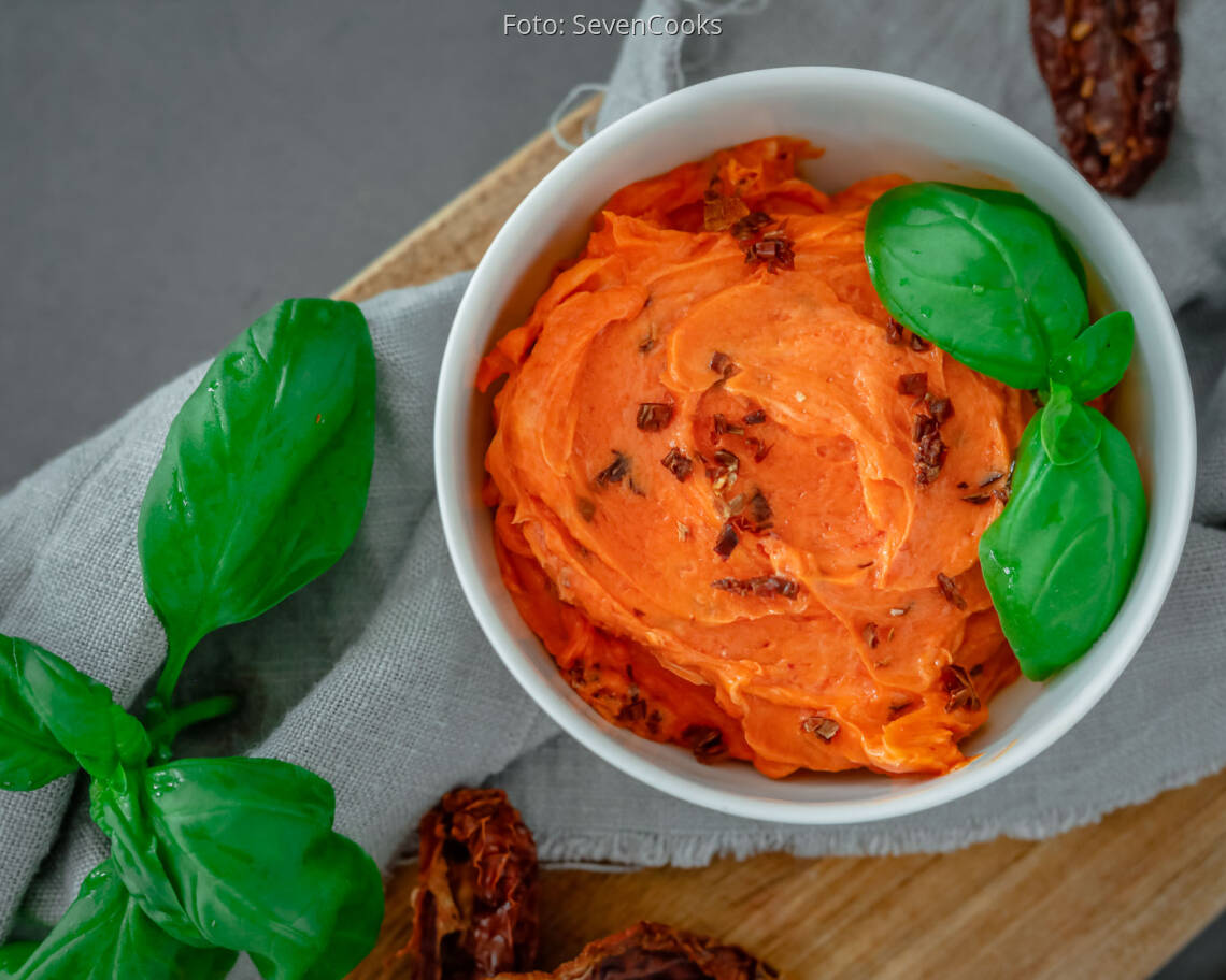 Veganes Rezept: vegane Tomatenbutter 1