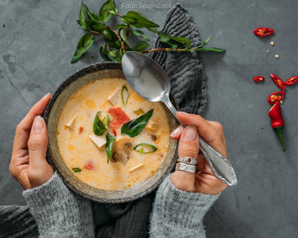 Veganes Rezept: Vegane Tom-Kha-Suppe 1