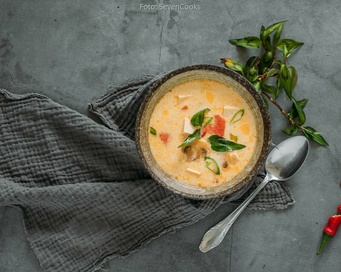 Veganes Rezept: Vegane Tom-Kha-Suppe 3