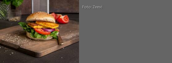 Rezeptbild für "Veganer Burger mit Kichererbsentofu"