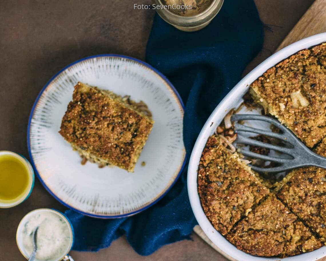 Veganes Rezept: Veganer Kibbeh-Auflauf