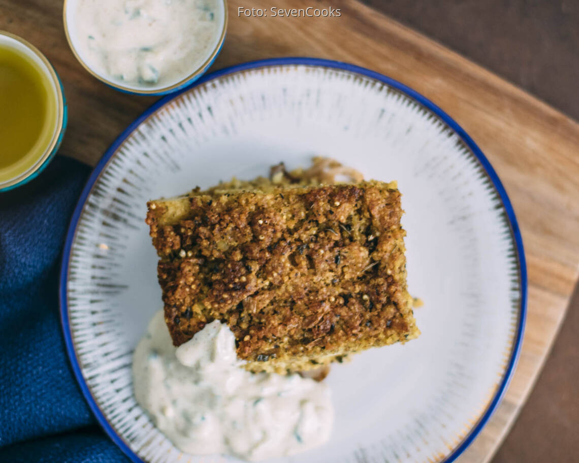 Veganes Rezept: Veganer Kibbeh-Auflauf