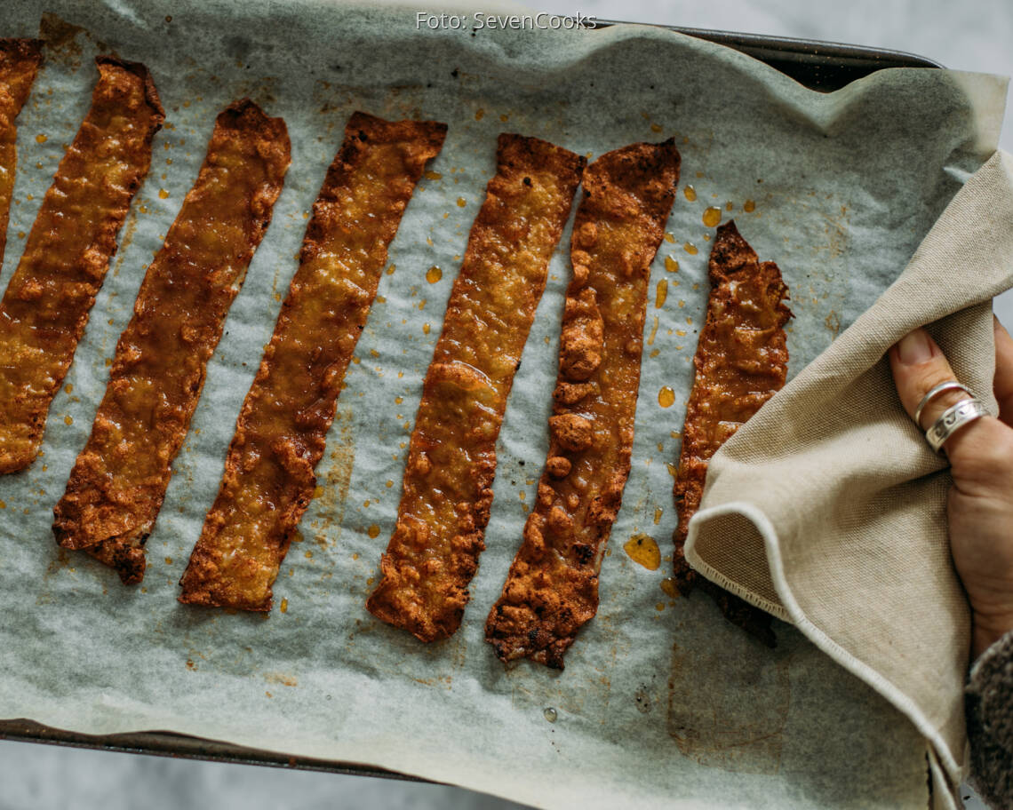Veganes Rezept: Veganer Speck 3