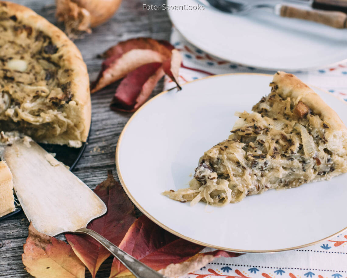 Veganes Rezept: Veganer Zwiebelkuchen