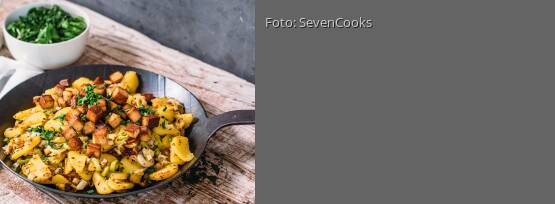 Rezeptbild für "Veganes Gröstl mit Tofu"