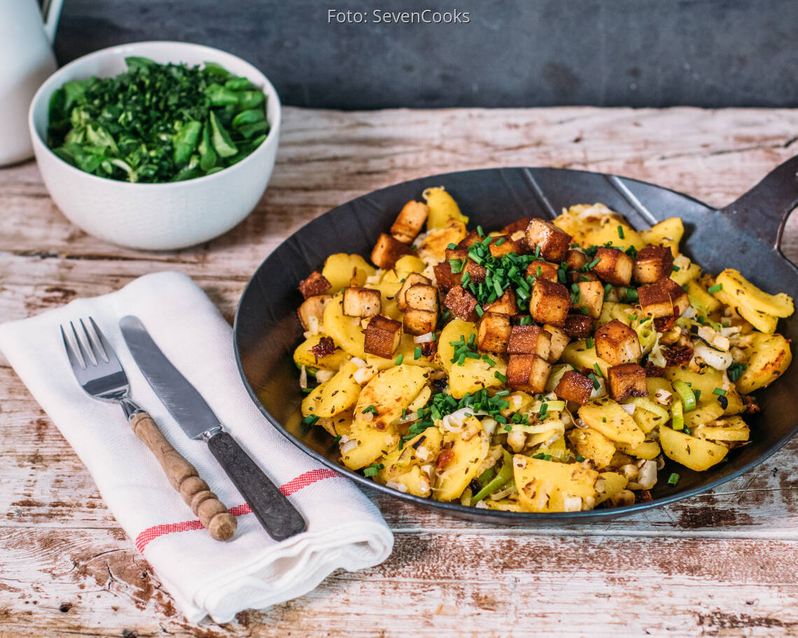 Veganes Rezept: Veganes Gröstl 2