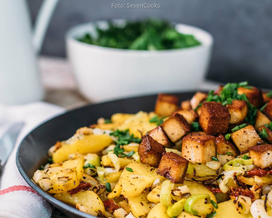 Veganes Rezept: Veganes Gröstl 3