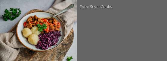 Rezeptbild für "Veganes Gulasch"