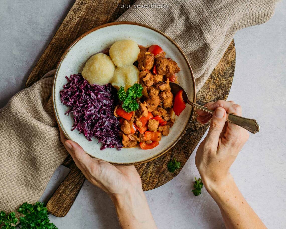 Veganes Rezept: Veganes Gulasch 2
