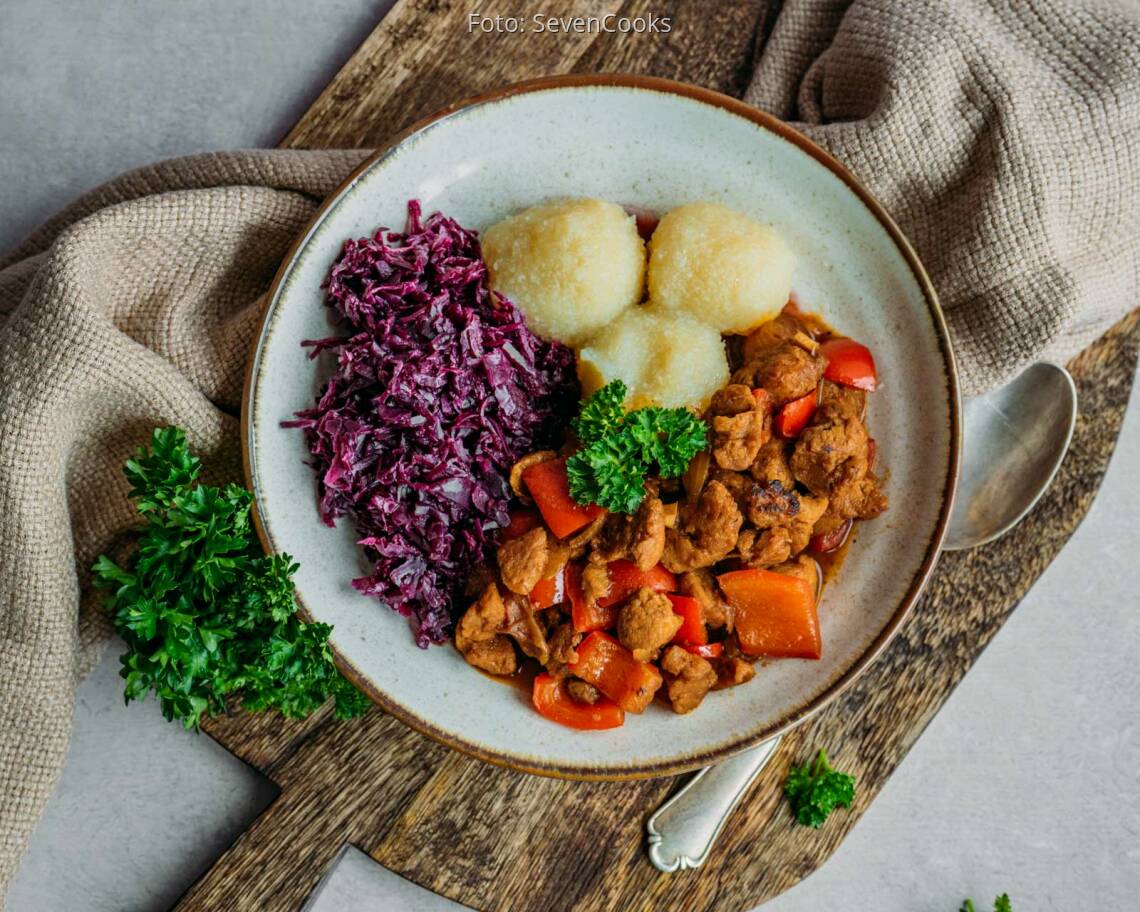 Veganes Rezept: Veganes Gulasch 3