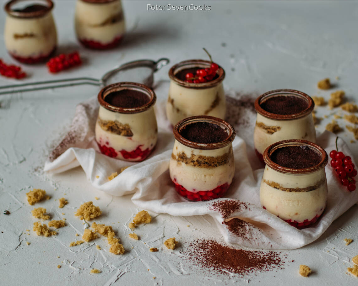 Veganes Rezept: Veganes Johannisbeertiramisu 2