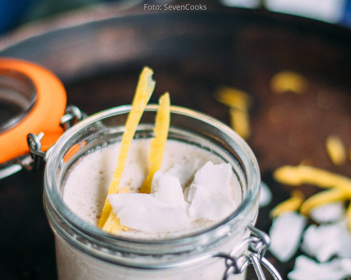 Veganes Rezept: Veganes Kokos Panna Cotta