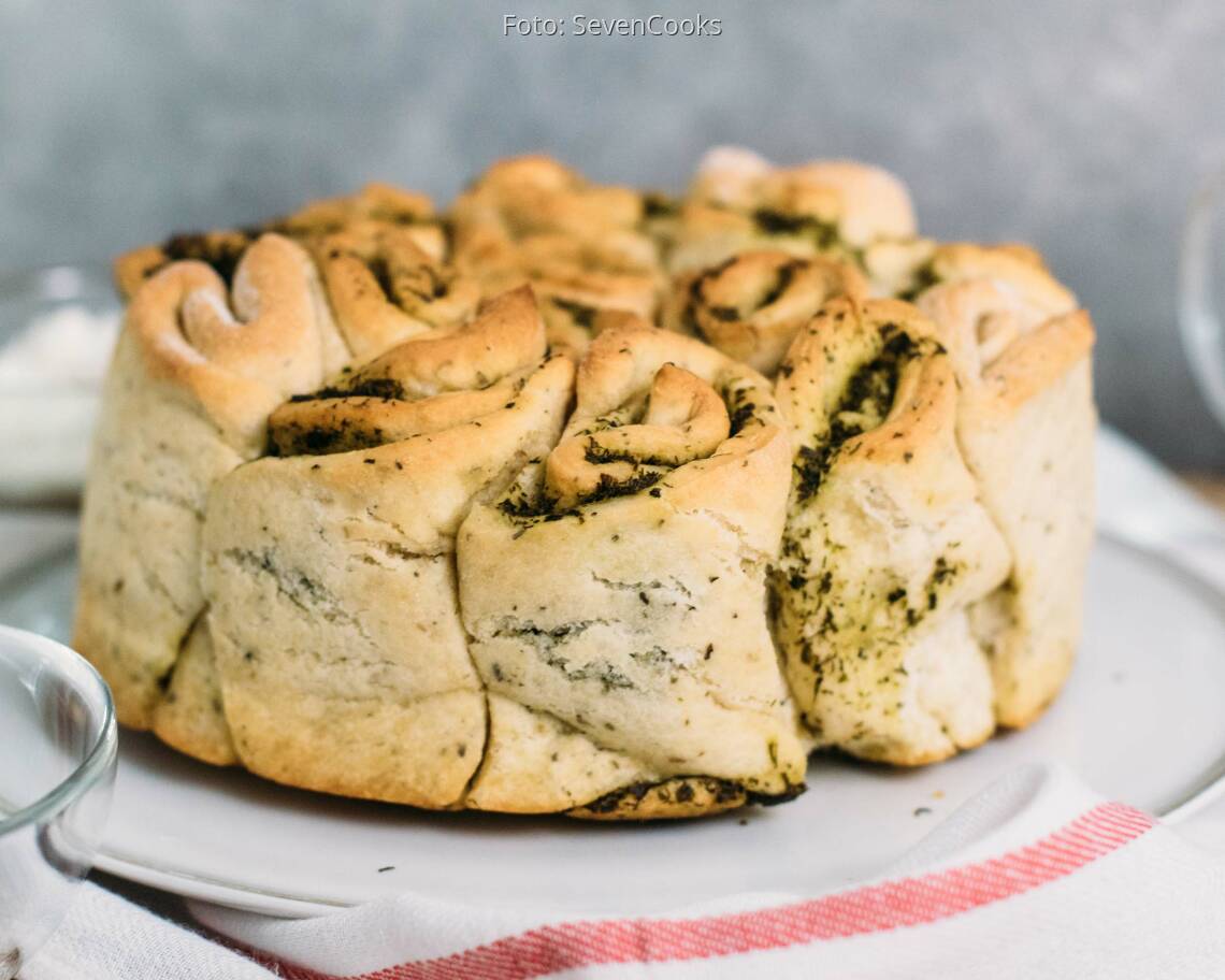 Veganes Rezept: Veganes Zupfbrot_1