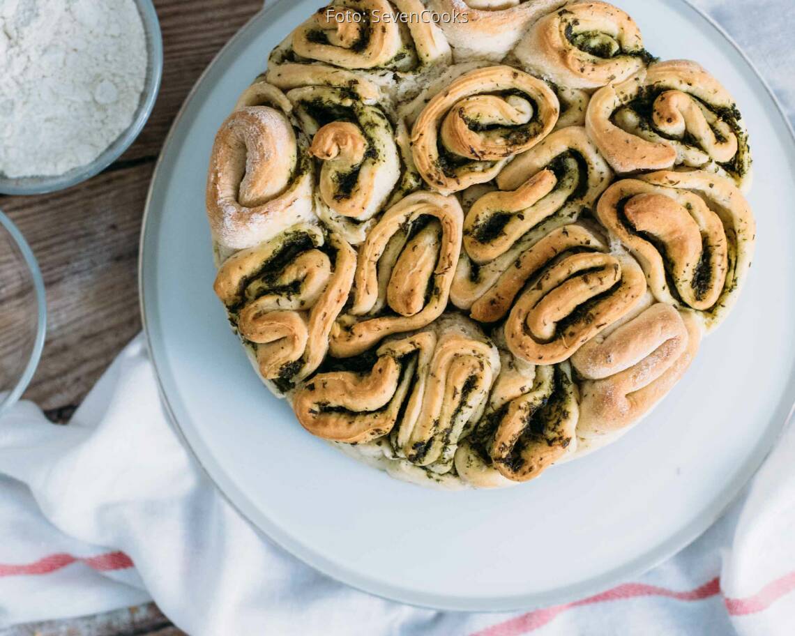 Veganes Rezept: Veganes Zupfbrot_2