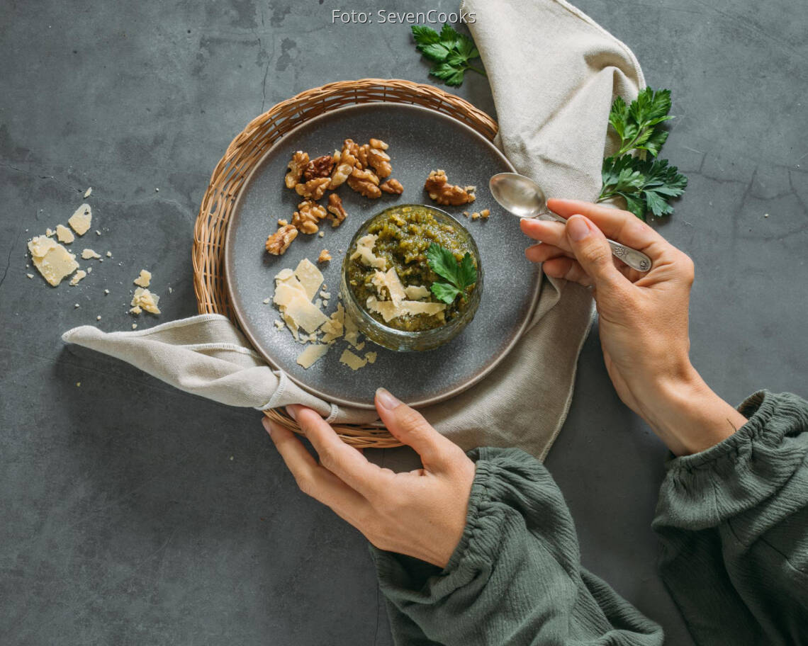 Veganes Rezept: Walnusspesto
