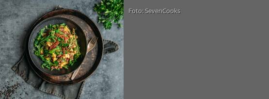 Rezeptbild für "Warmer Kartoffelsalat mit Linsen"