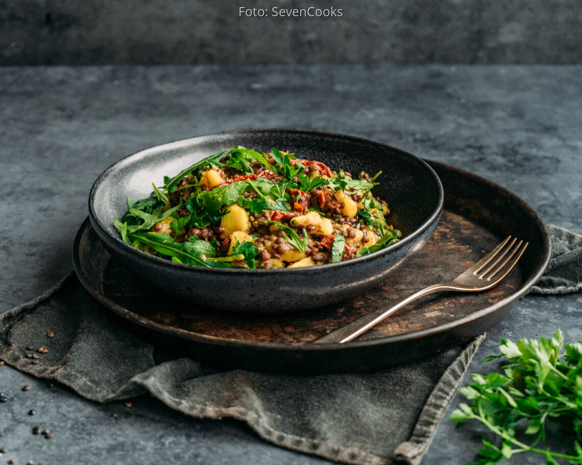 Veganes Rezept: Warmer Kartoffelsalat 2