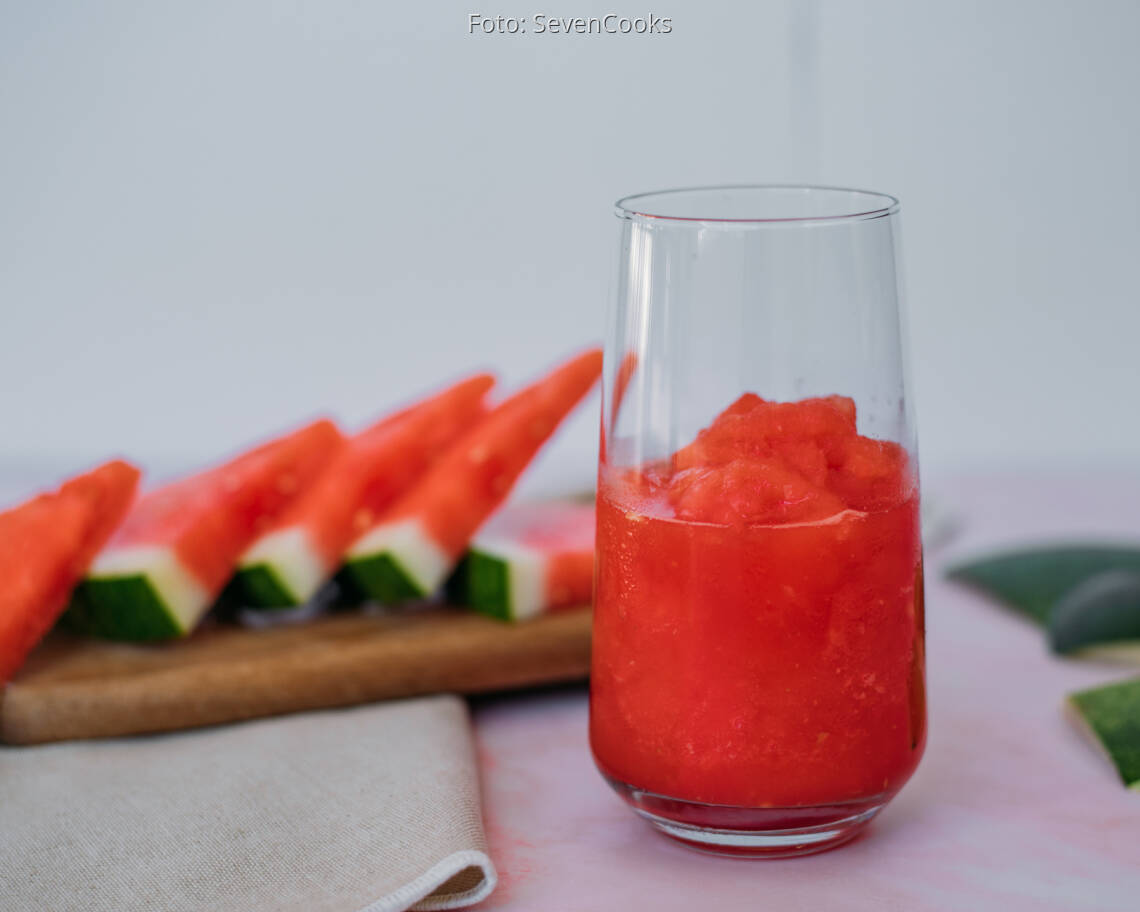Veganes Rezept: Wassermelonen-Slush 3