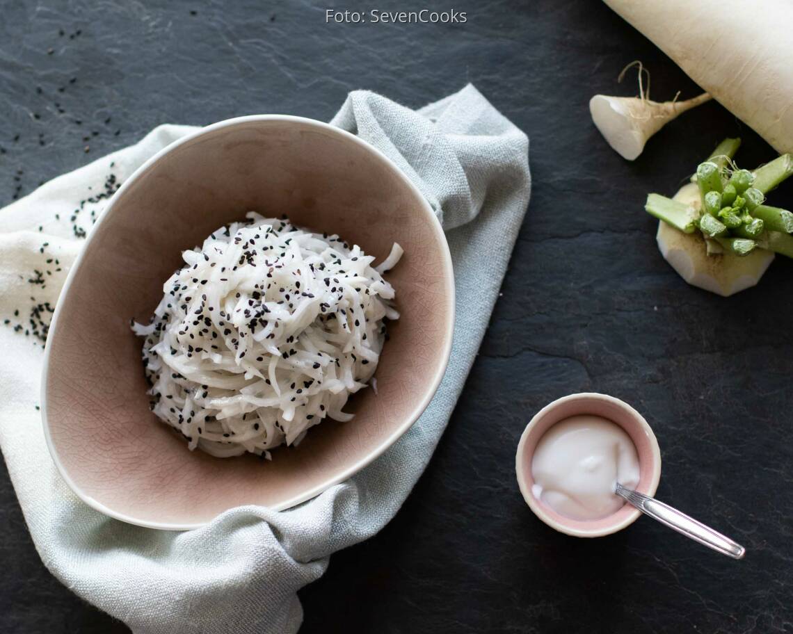 Veganes Rezept: Weißer Rettichsalat_1