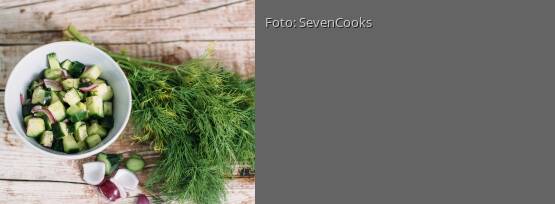 Rezeptbild für "Würziger Gurkensalat"