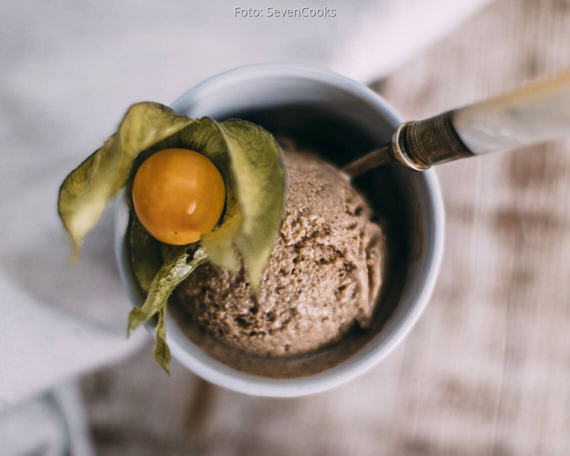 Veganes Rezept: Zimteis 3