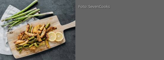 Rezeptbild für "Zitronenkartoffeln mit Spargel"