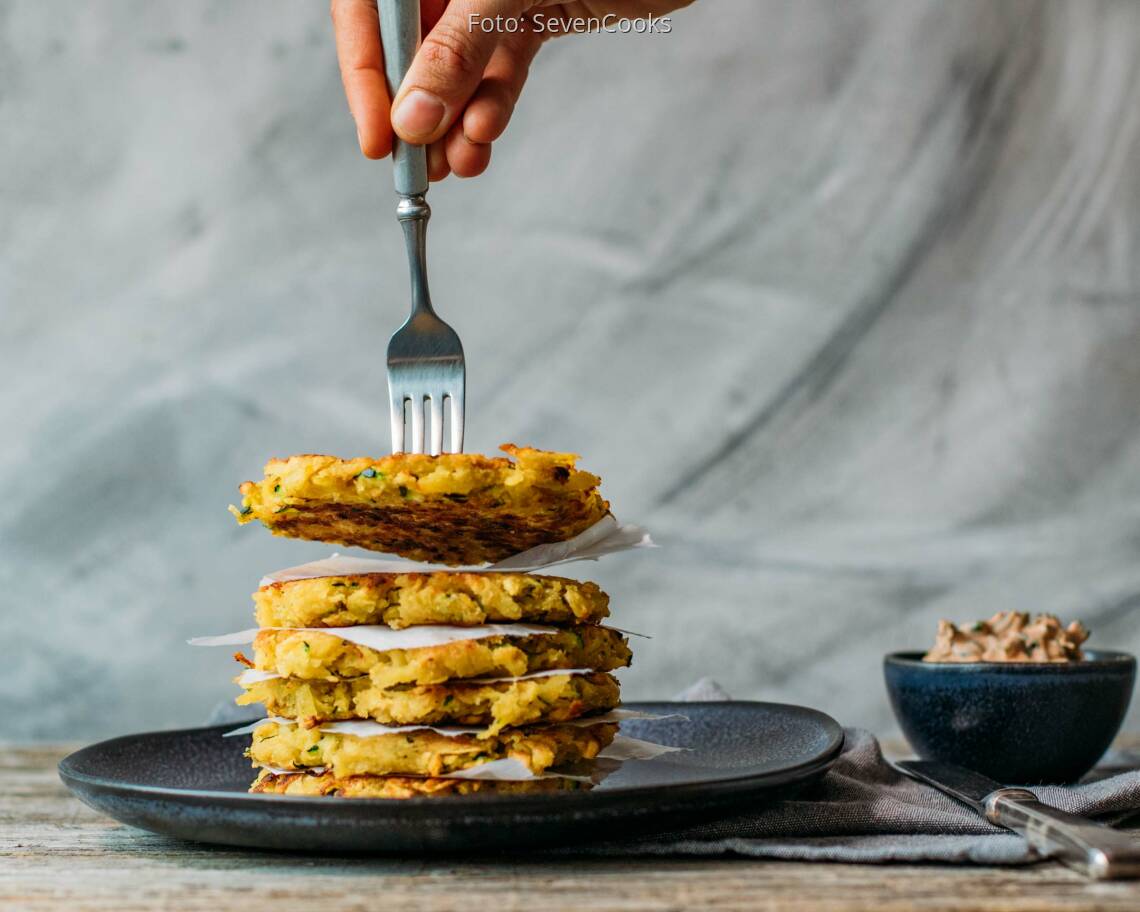 Veganes Rezept: Zucchini-Kartoffel-Rösti 2