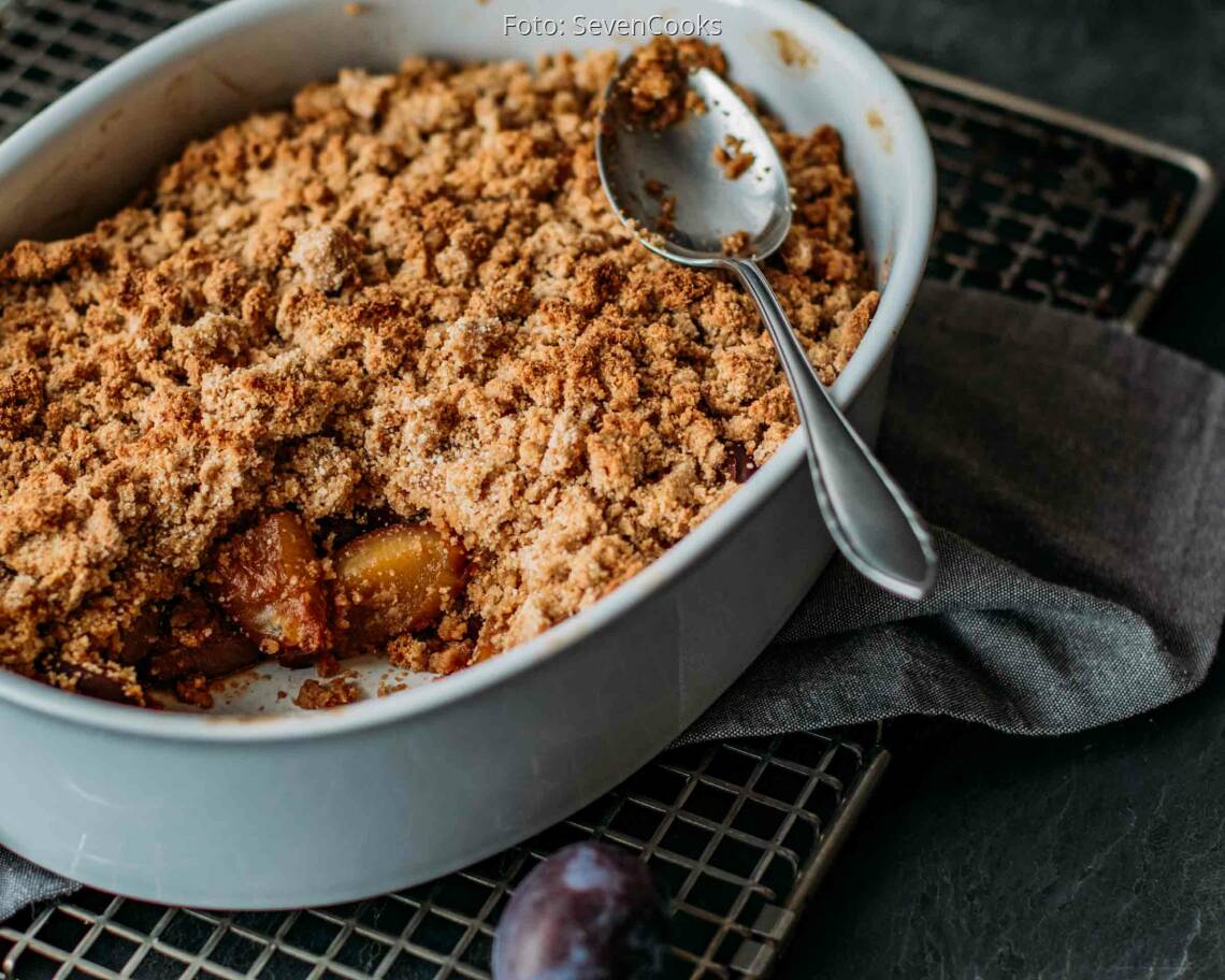 Veganes Rezept: Zwetschgencrumble 2