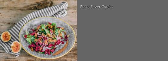 Rezeptbild für "Salat mit Feigendressing"