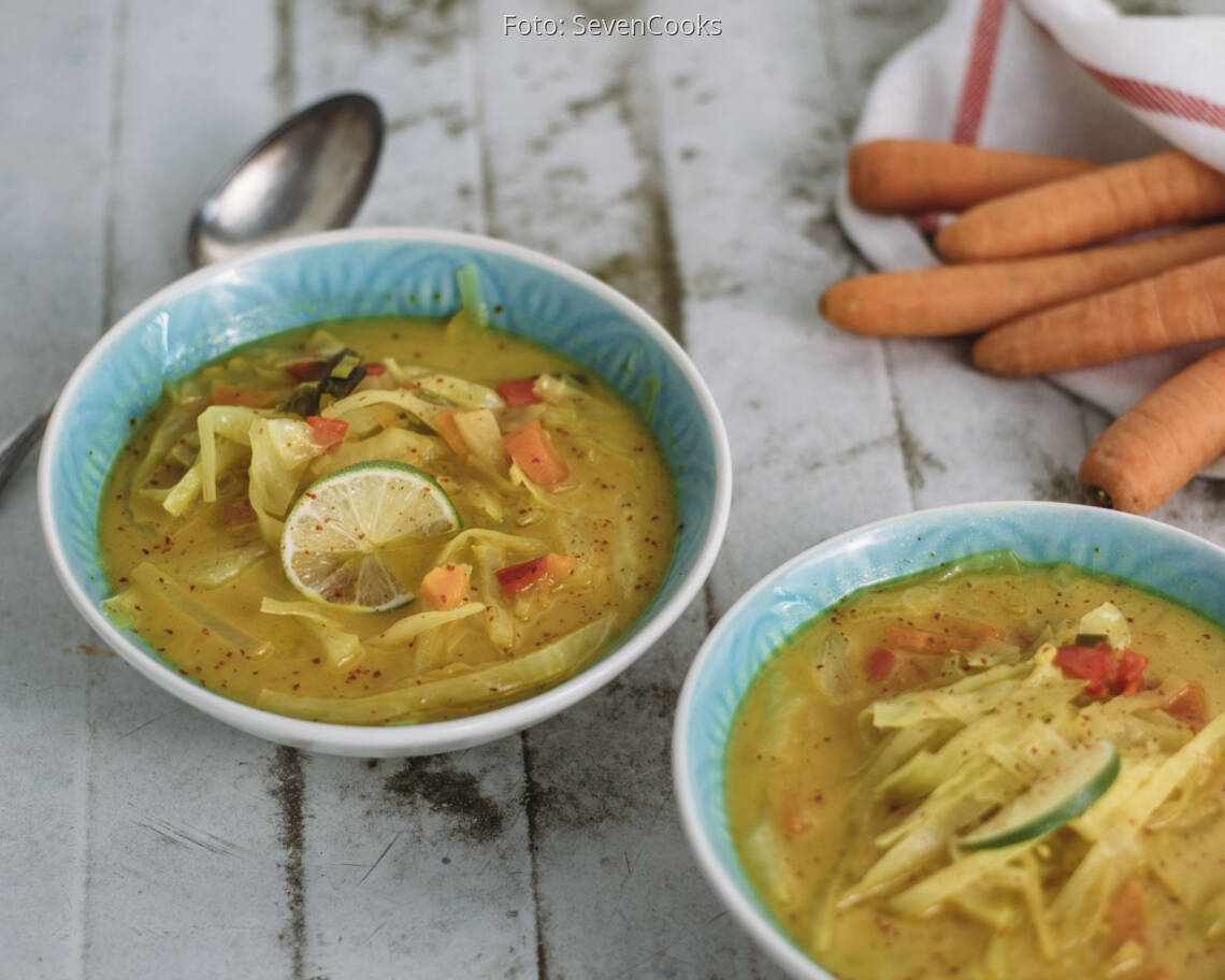 Veganes Rzept: Asiatische Kohlsuppe 1