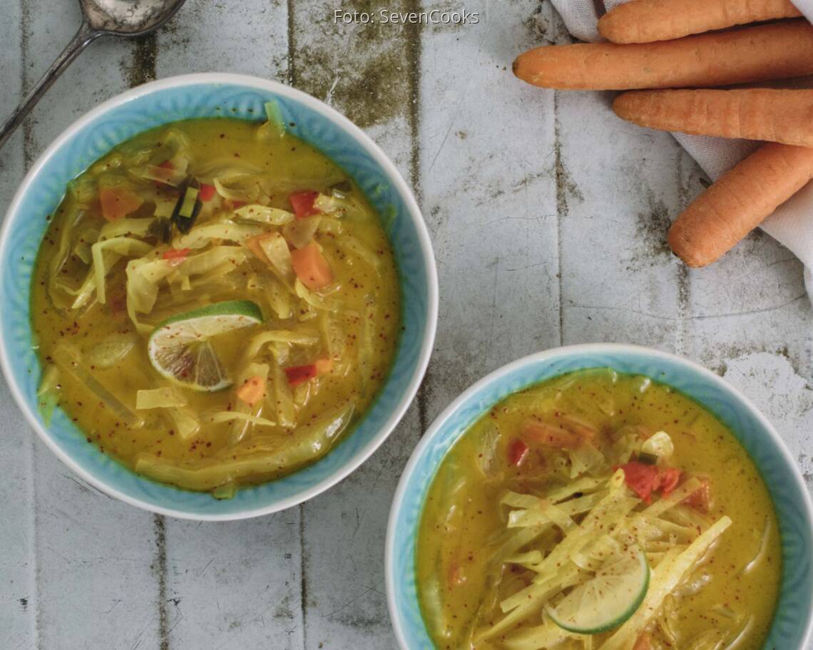 Veganes Rzept: Asiatische Kohlsuppe 3