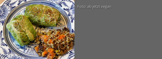 Rezeptbild für "Wirsingrouladen mit exotischer Füllung"