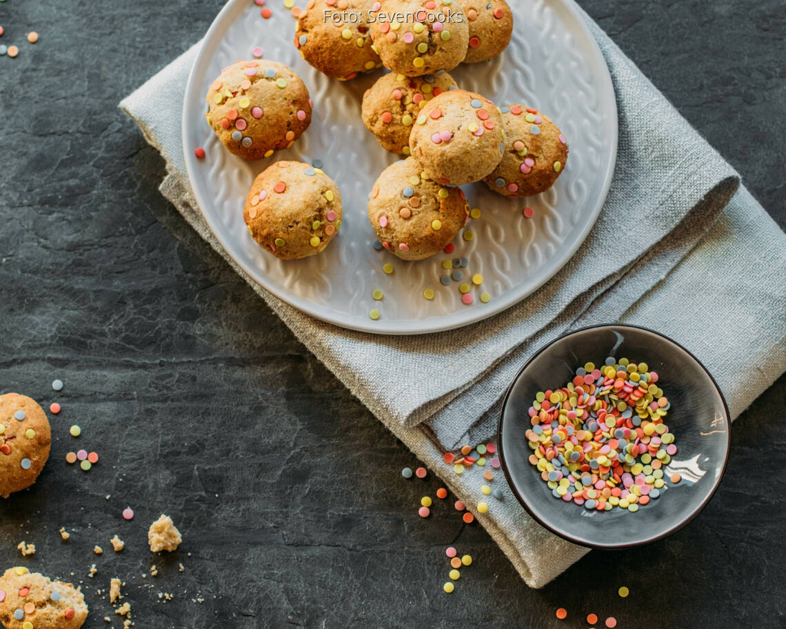 Vegetarische Rezepte: Konfettikekse 3