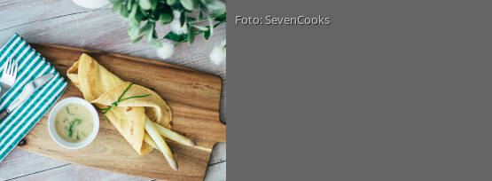 Rezeptbild für "Pfannkuchen mit Spargel"