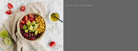 Rezeptbild für "5 Zutaten Bowl mit Avocado"