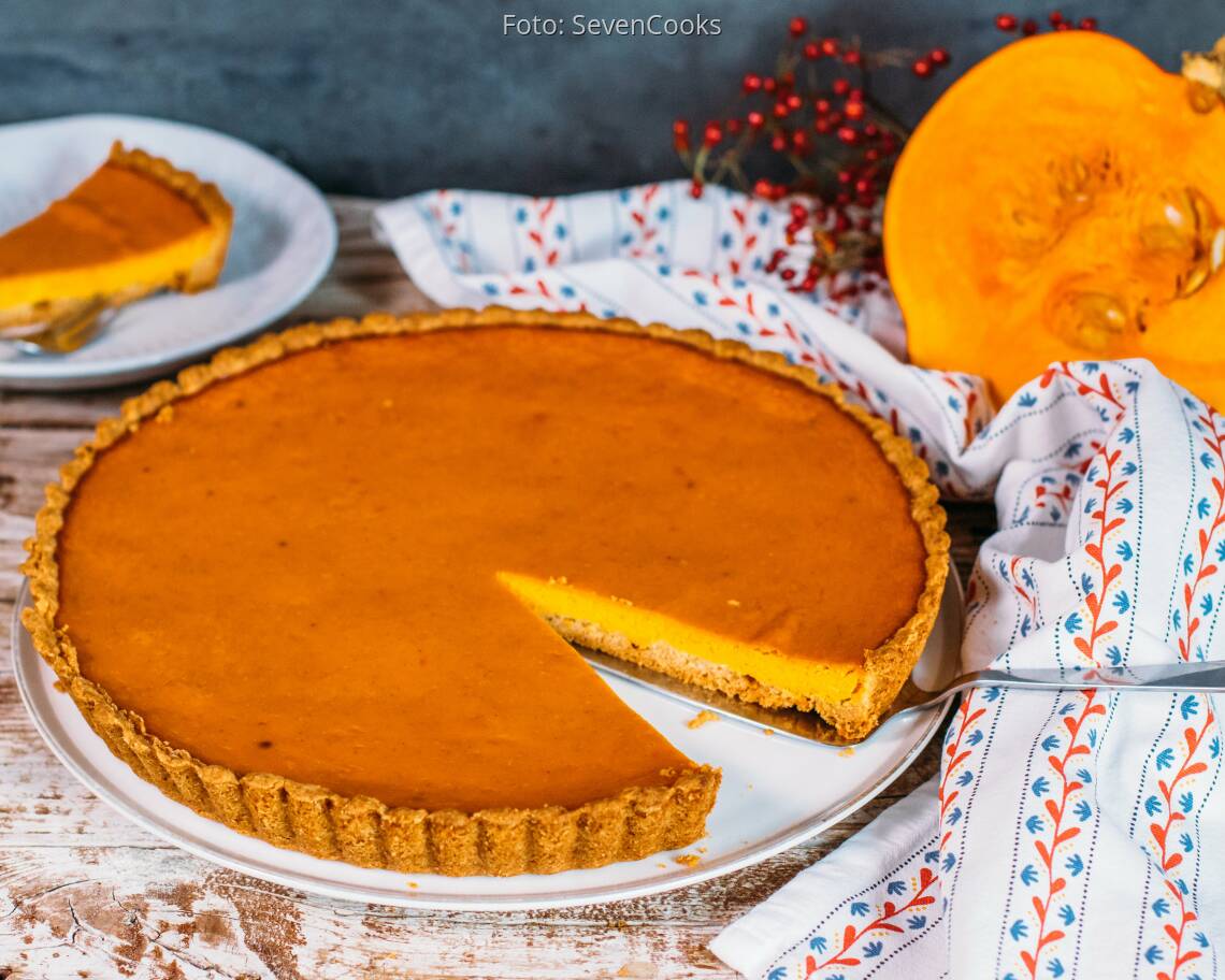 Vegetarisches Rezept: American Pumpkin Pie 1