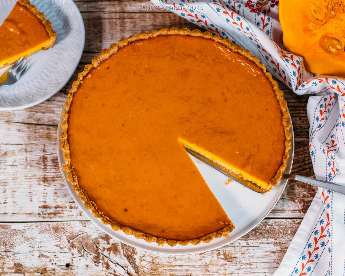 Vegetarisches Rezept: American Pumpkin Pie 2