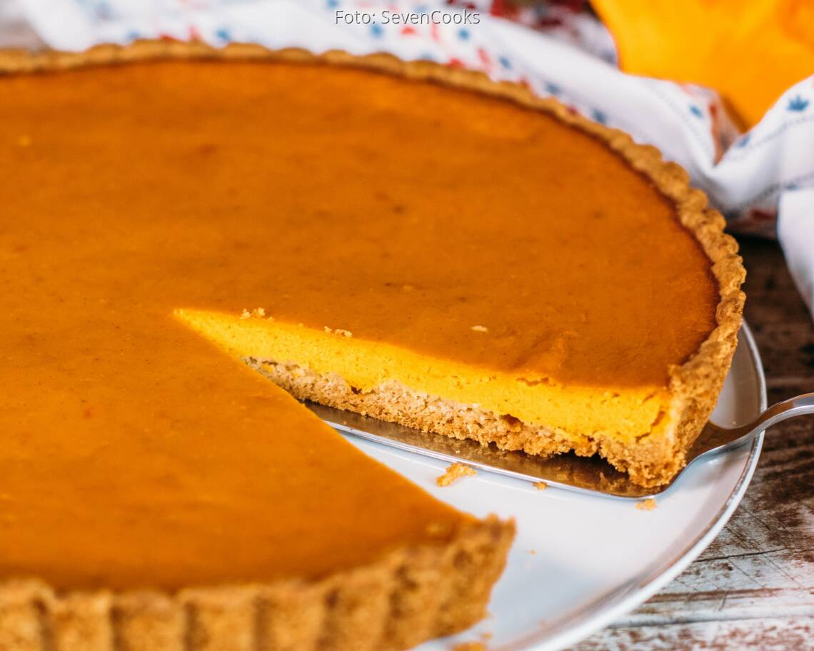 Vegetarisches Rezept: American Pumpkin Pie 3