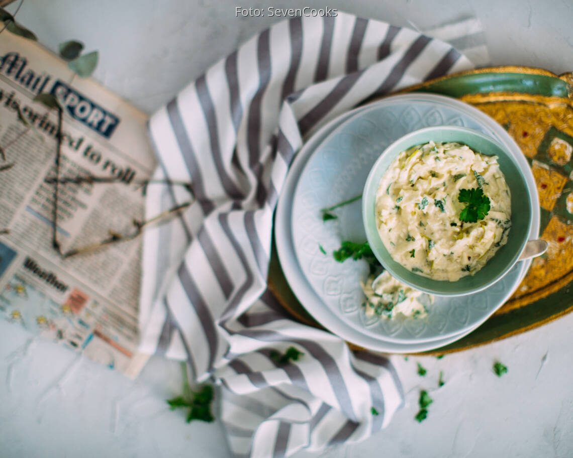 Vegetarisches Rezept: Apfel-Aioli