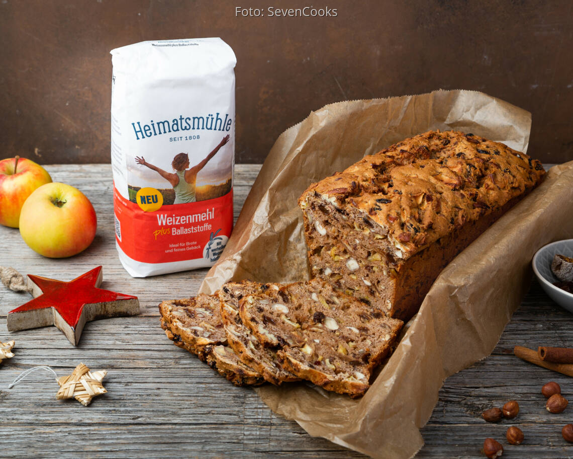 Vegetarisches Rezept: Apfelbrot 3