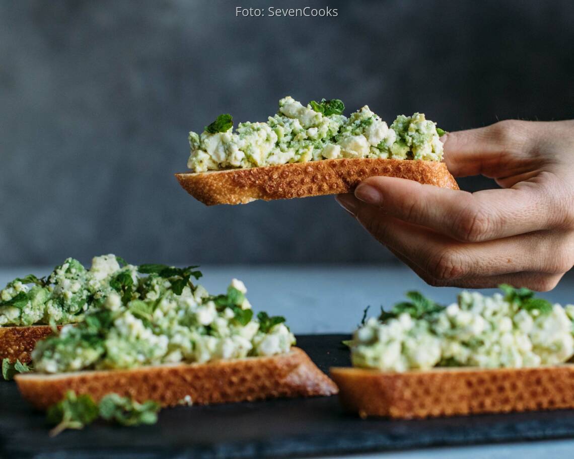 Vegetarisches Rezept: Avocado-Feta-Baguette 3