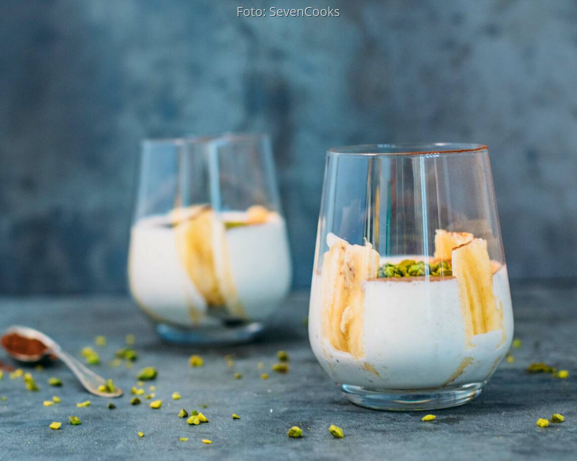 Vegetarisches Rezept: Bananenjoghurt