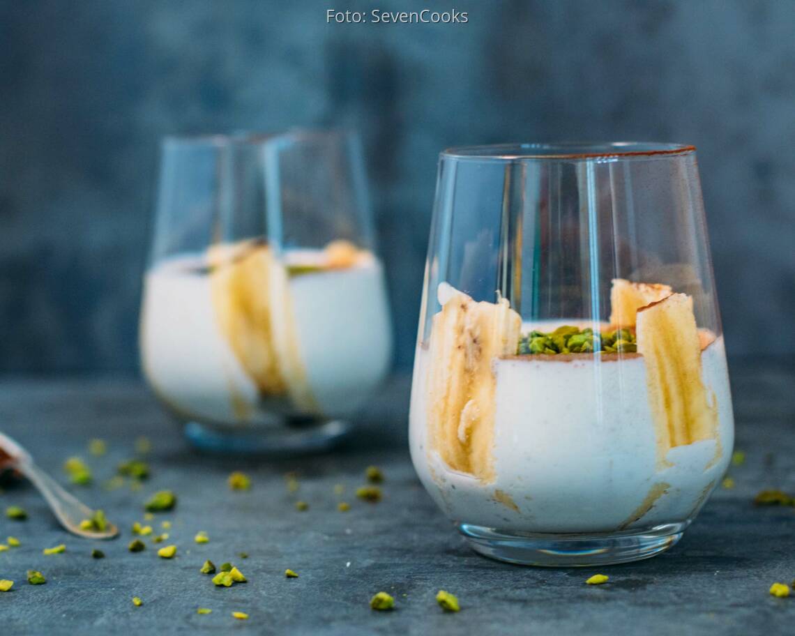 Vegetarisches Rezept: Bananenjoghurt